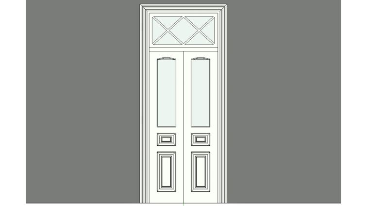 19. Internal X Door - Art House